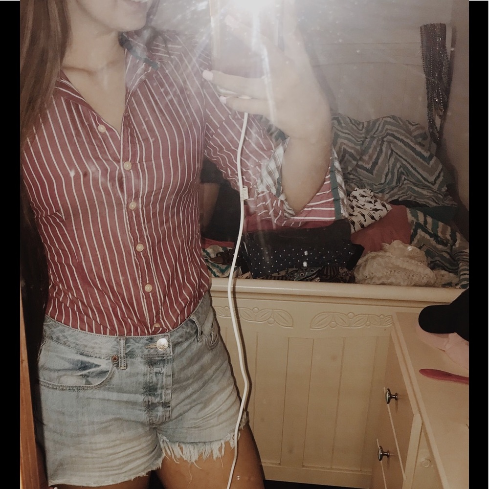 Button Down Striped Shirt