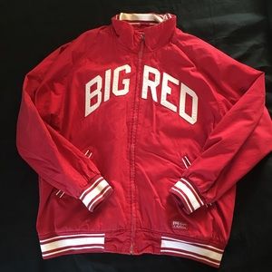 big red jacket