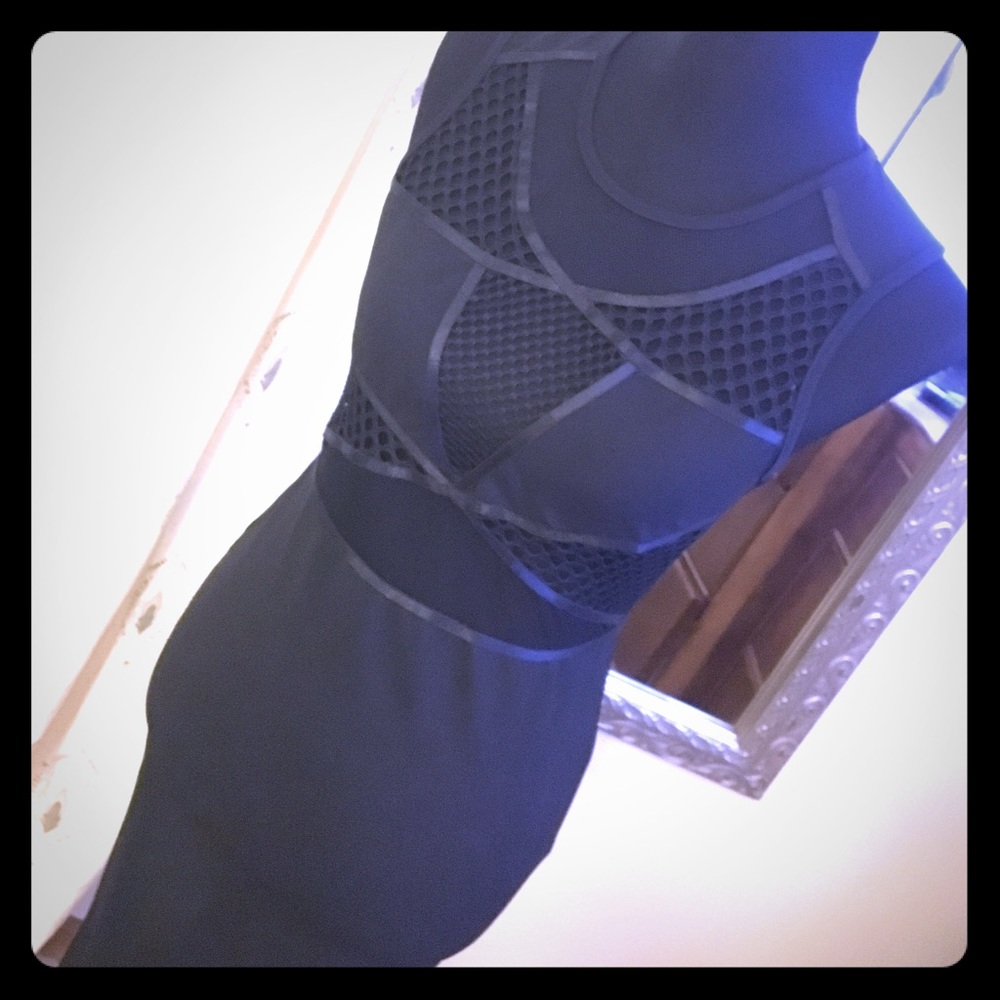 Cutout black dress