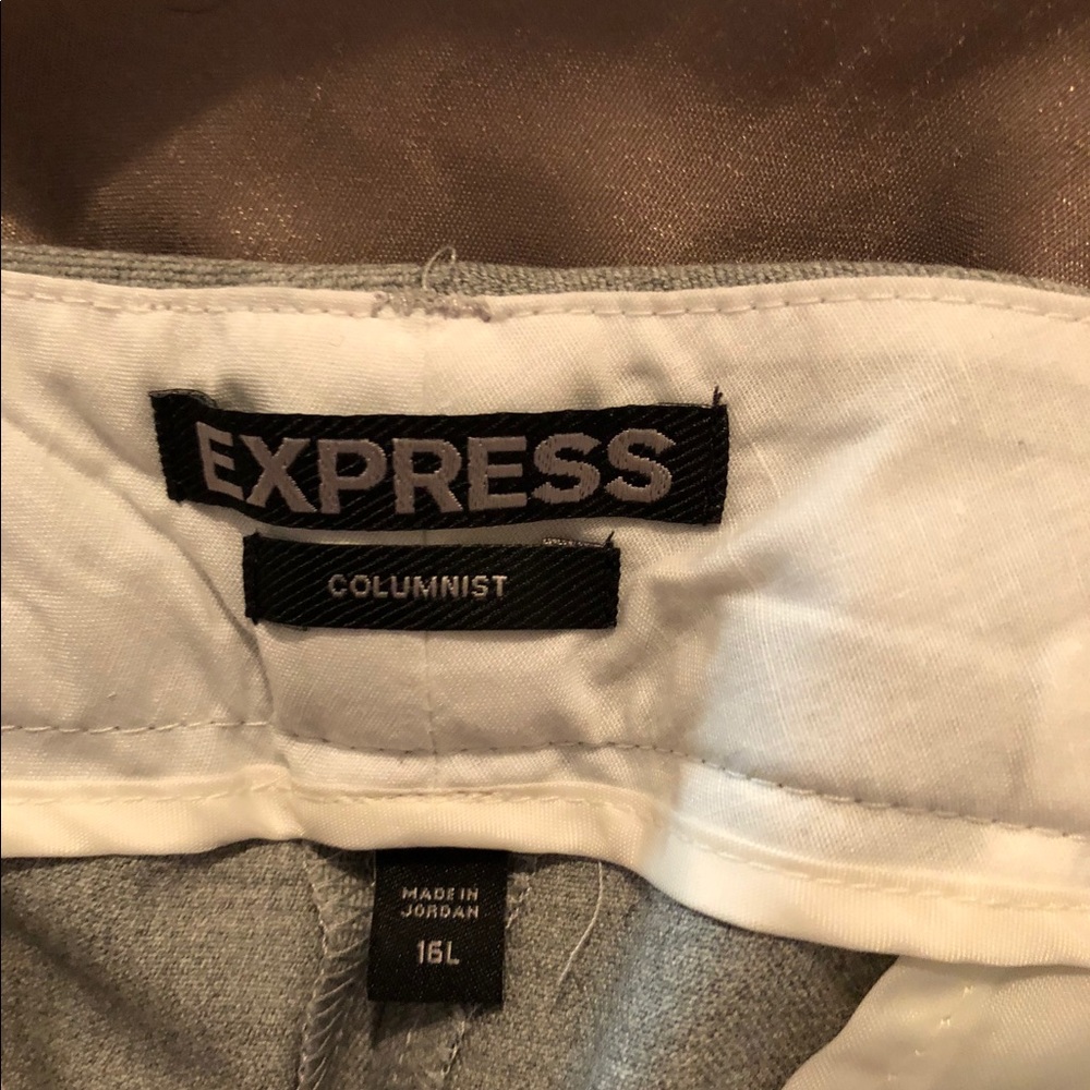 Heather grey express columnist pant