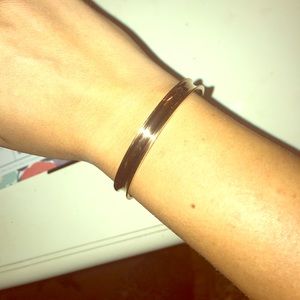 Rose gold bangle