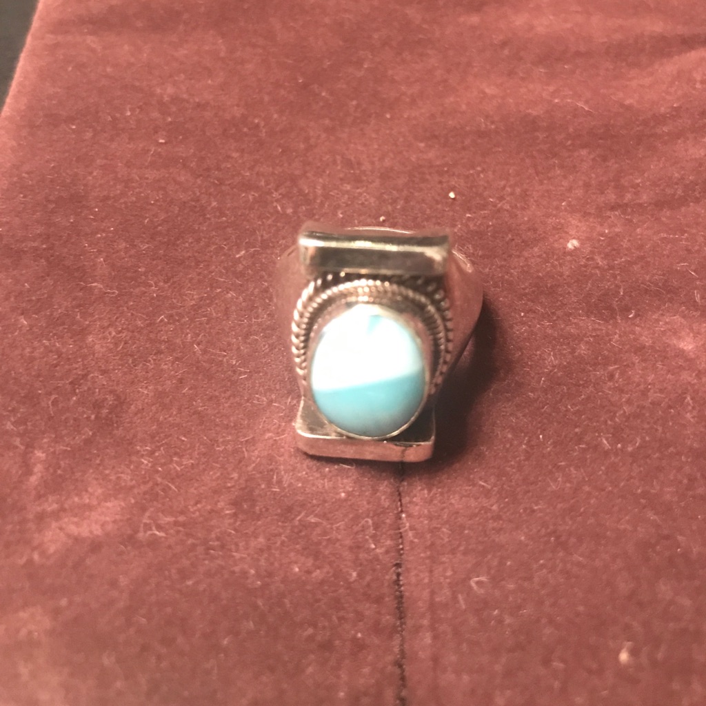 Sterling Silver Turquoise Stone Ring 125$