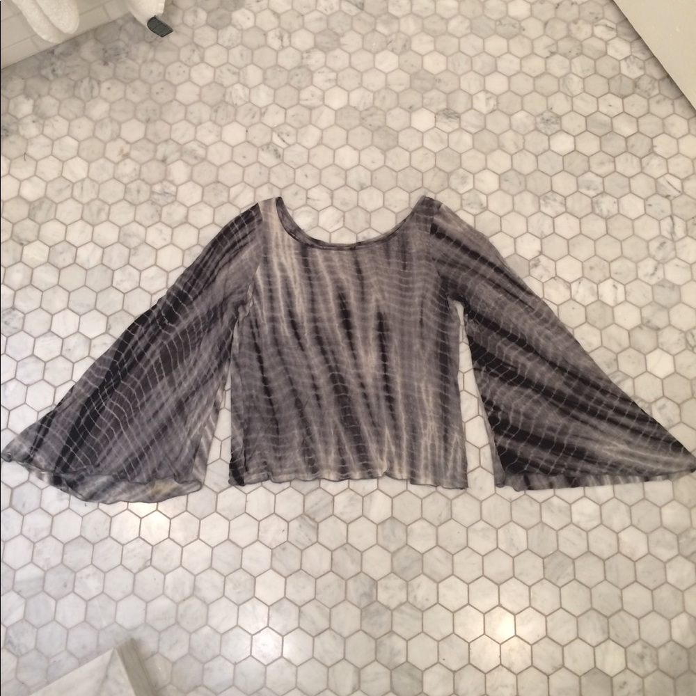 Bell Sleeve tie-dye top (free people)