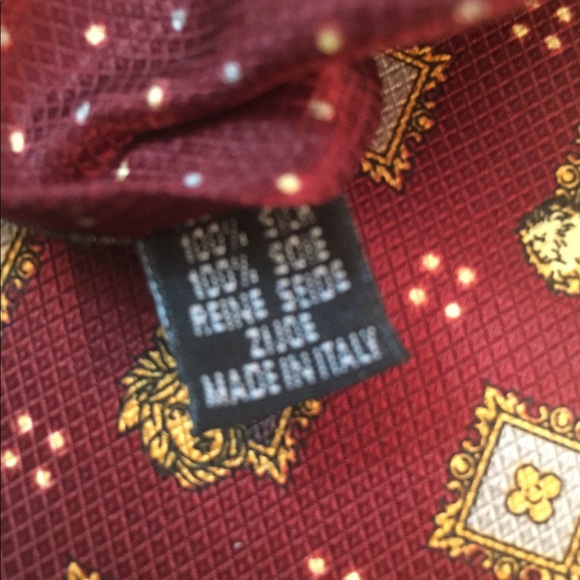 SOLD!!! Versace Medusa Silk Necktie - Picture 6 of 8