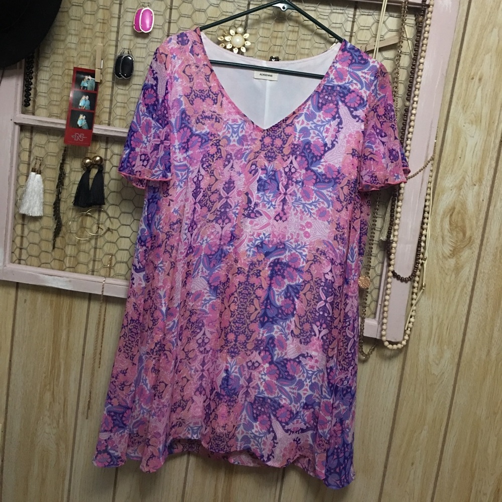 Colorful comfy boutique dress!