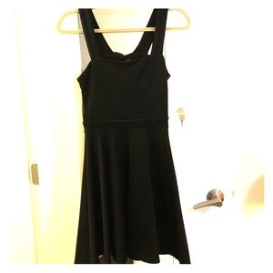 Black cocktail dress.