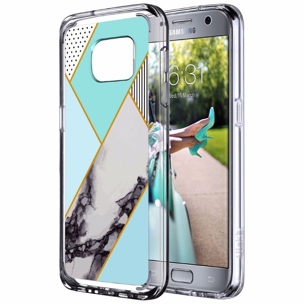 Galaxy S7 Mosaic marble shockproof cover mint
