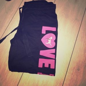 Pink Capri night shorts