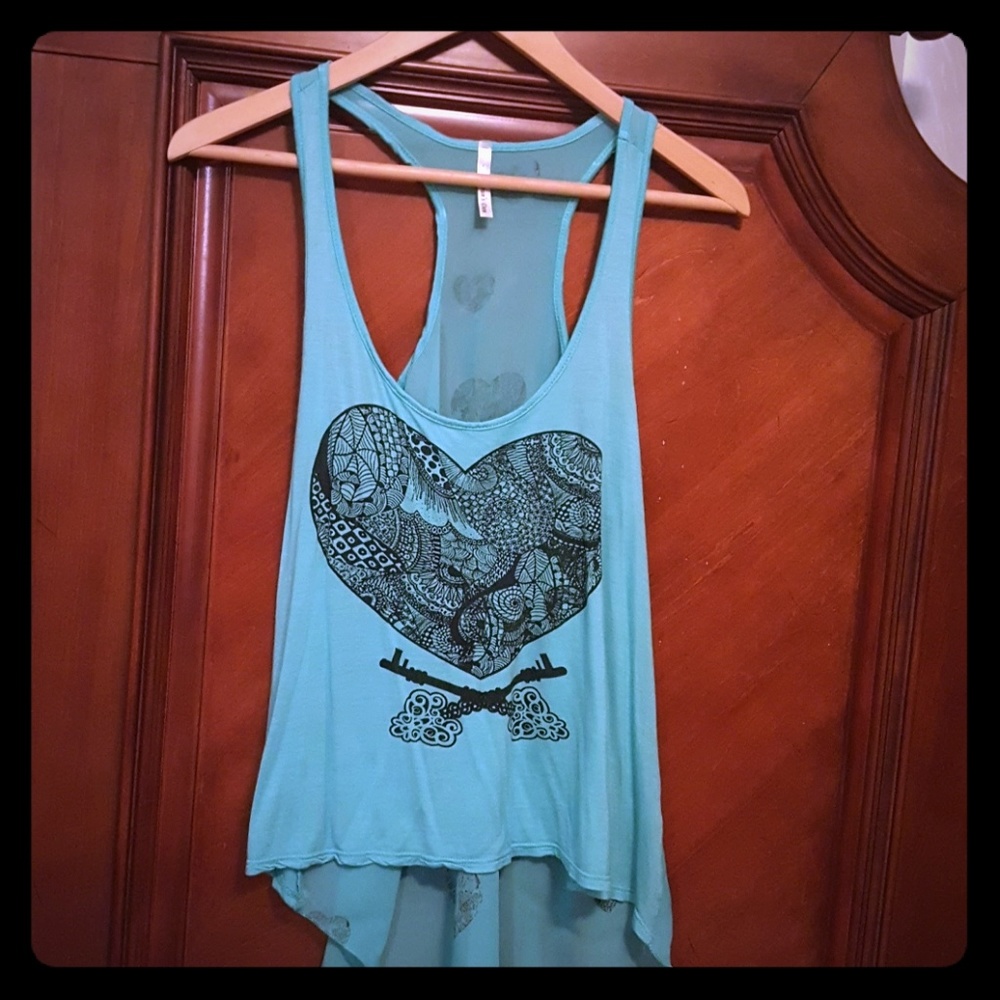 Hi-low tank top