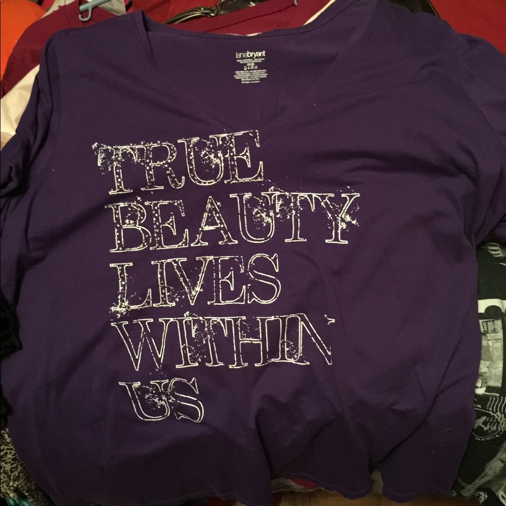 Lane Bryant printed shirt