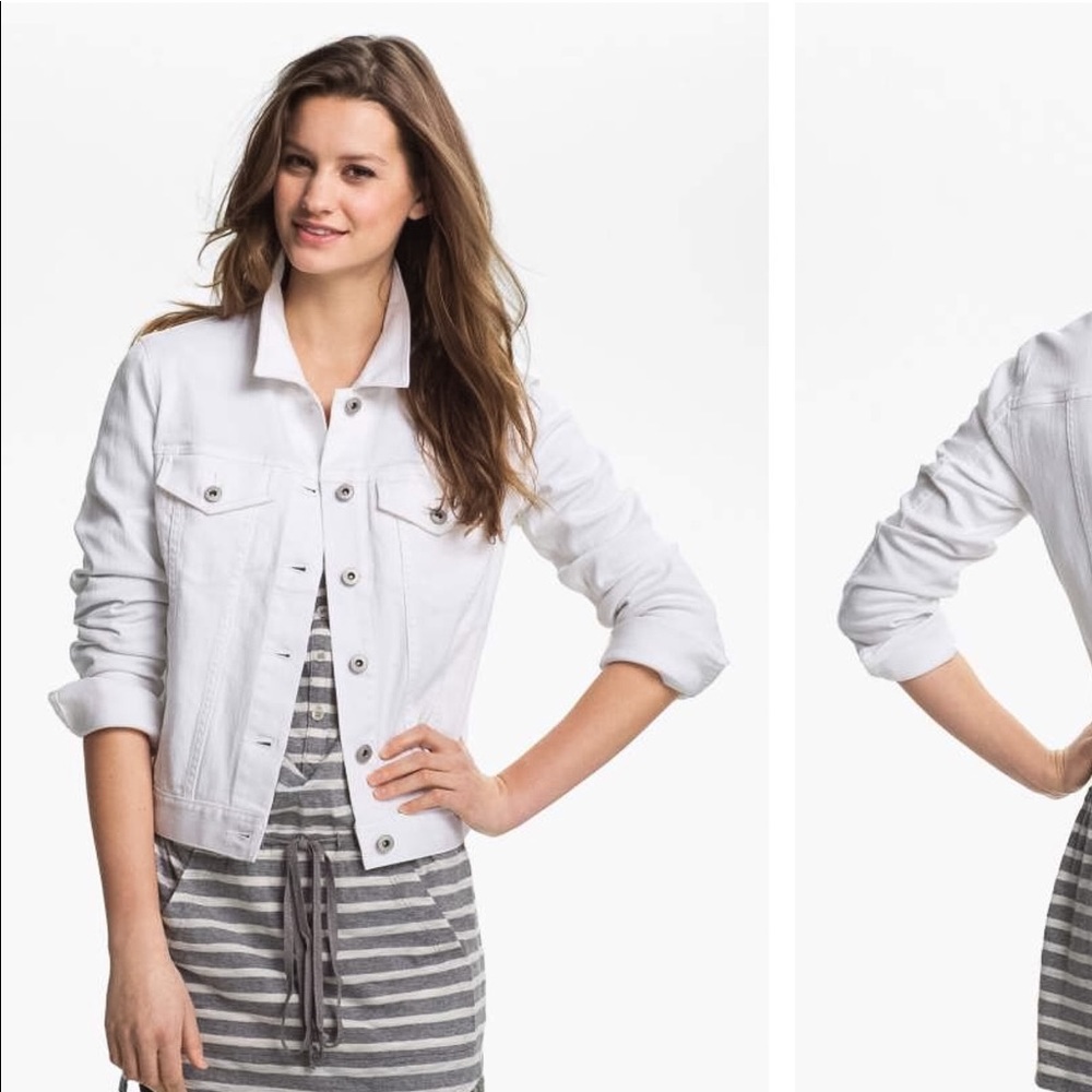 VINCE CAMUTO Denim Jacket, Woman, Xs-S, White