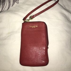 Coach Small Red Wallet