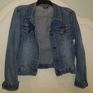 Faded jean jacket