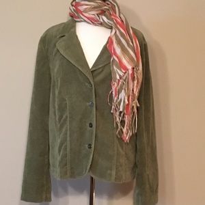 Requirements Green corduroy jacket