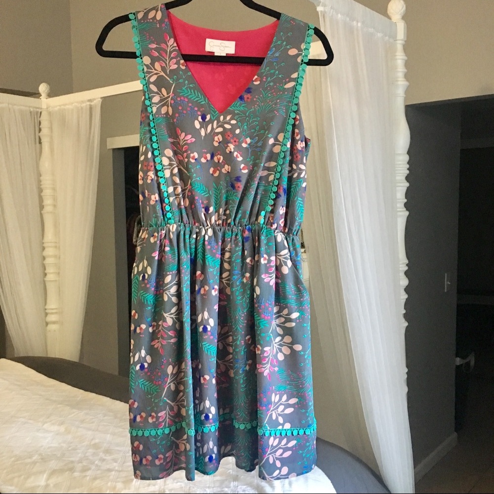 HOLD for Rachel Foral print dress Size 4