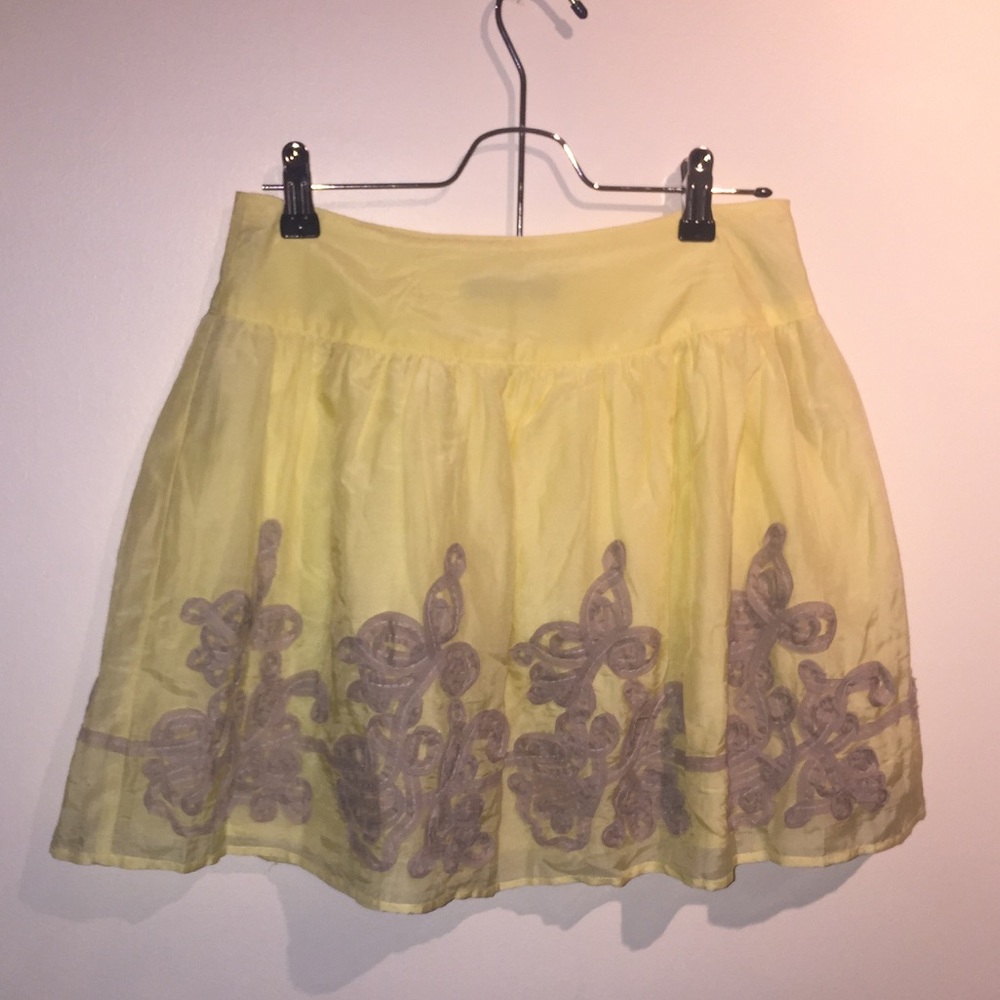 Beautiful Pale yellow skirt