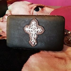 Black with some beige Bling Cowgirl