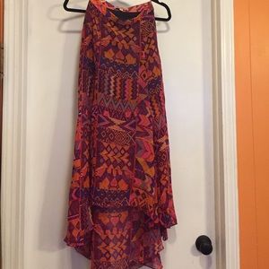 Mara Hoffman Silk High Low Maxi Skirt