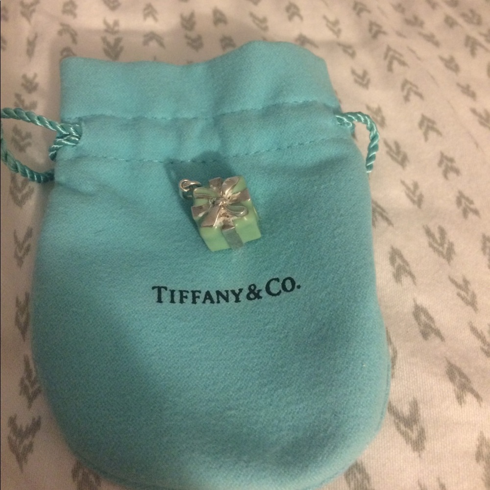 Tiffany & Co. enamel blue box charm