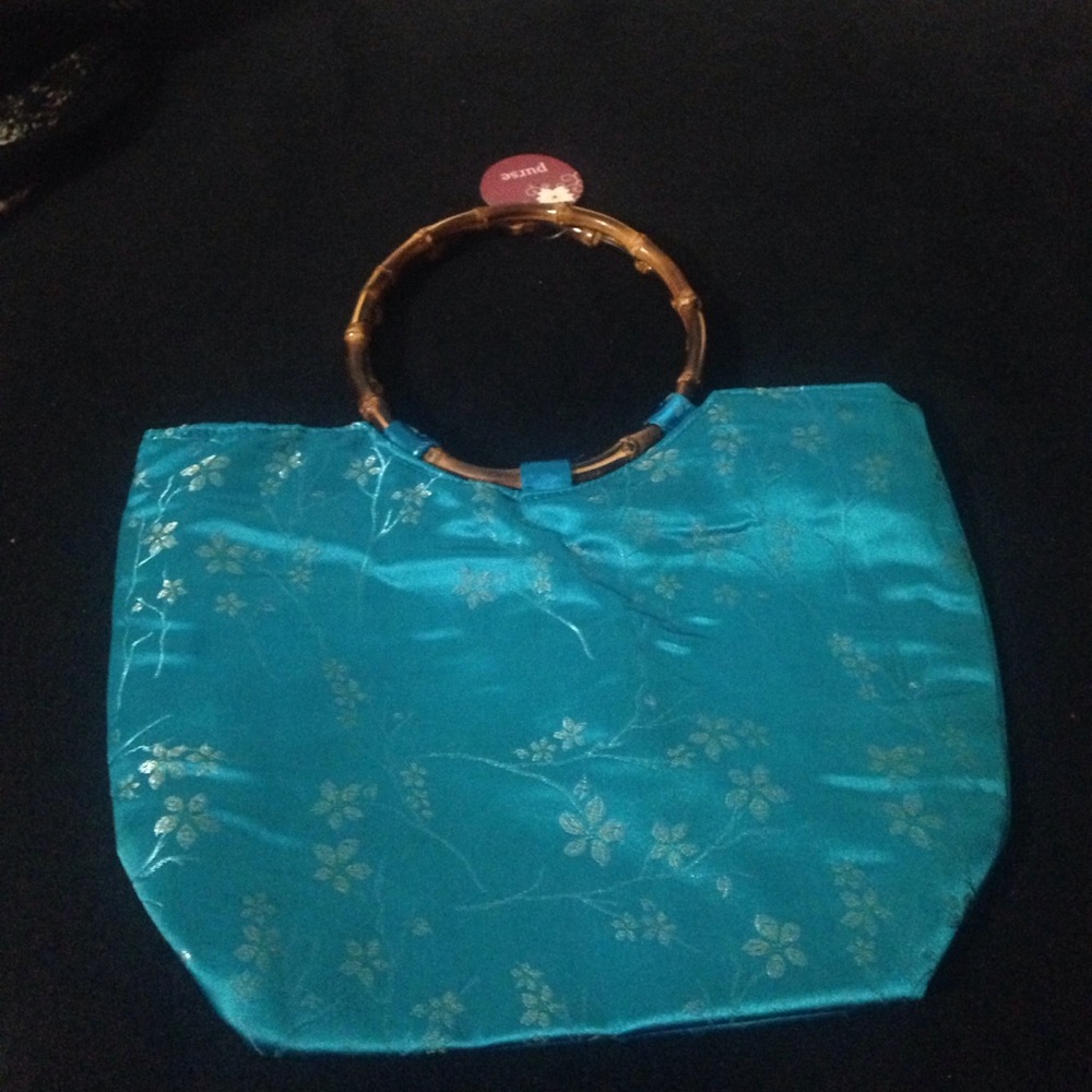 Blue purse