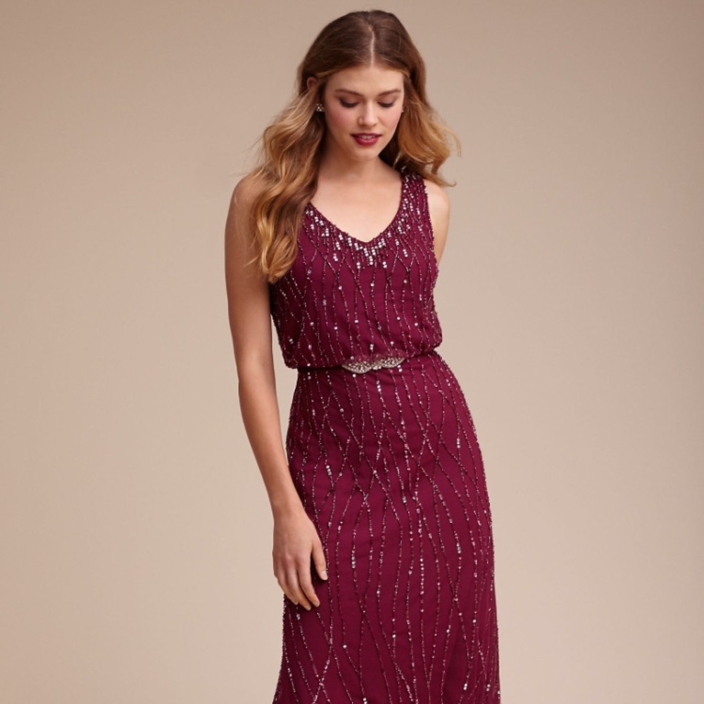BHLDN  Brooklyn Black Cherry Dress