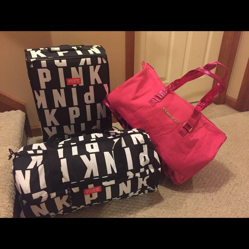 Victoria Secret Pink luggage pack!