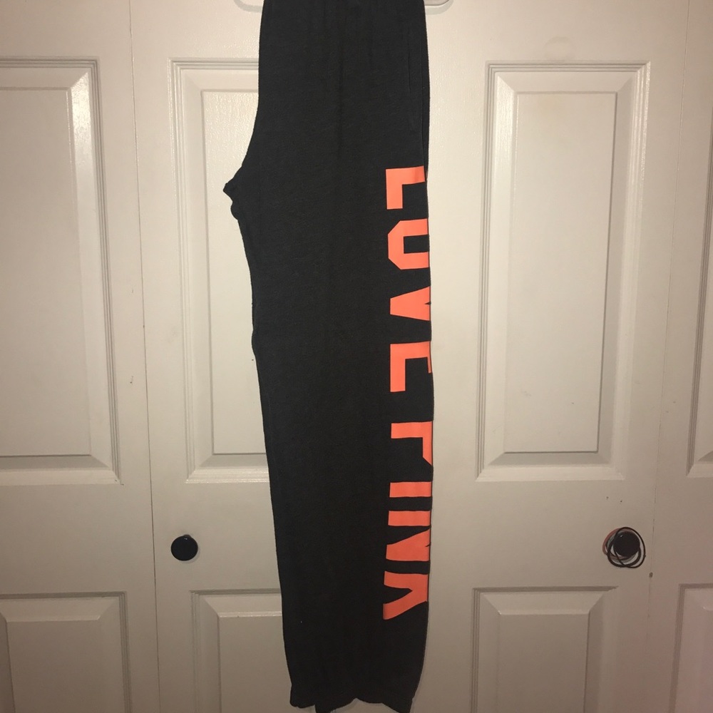 PINK Gray Sweatpants