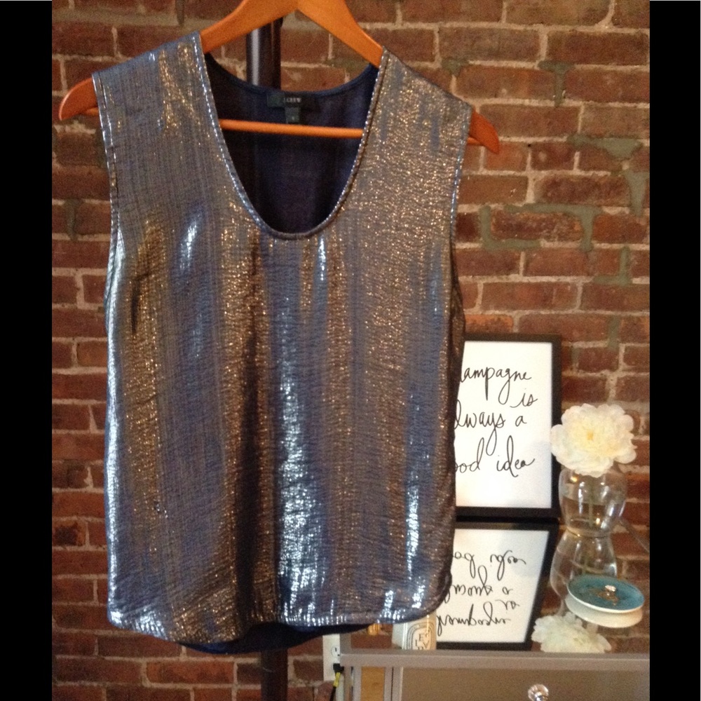 J Crew Glitter Tank