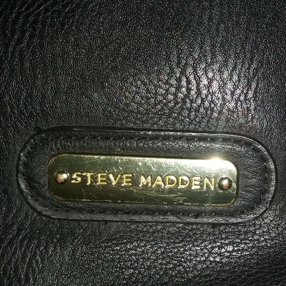 Steve Madden Large Leather Shoulder Satchel - Picture 4 of 15