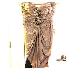 Metallic Cocktail Dress