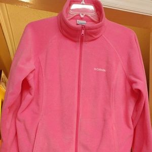 Columbia Fleece Jacket Pink NWOT
