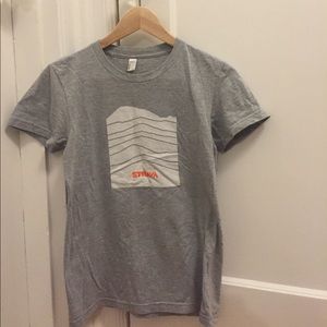 STRAVA x American Apparel elevation tee