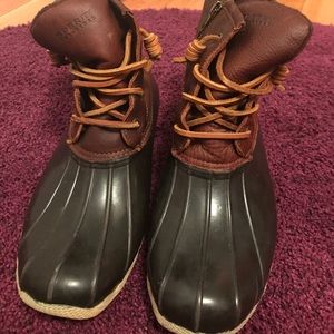 Sperry Brown Thinsulate Duck Water Top-Sider Boots