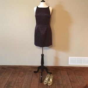 Maurice's sleeveless deep purple dress