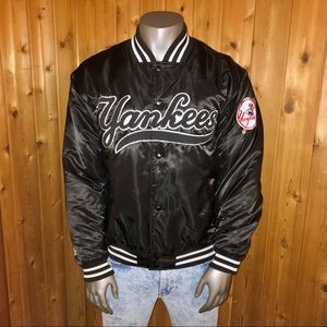 yankees majestic varsity jacket