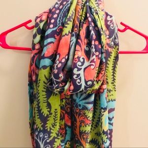 Lilly Pulitzer Murfee Scarf - Navy Checking In