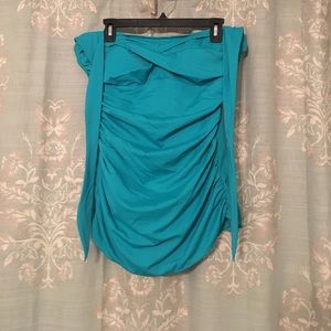Teal vintage style swimsuit