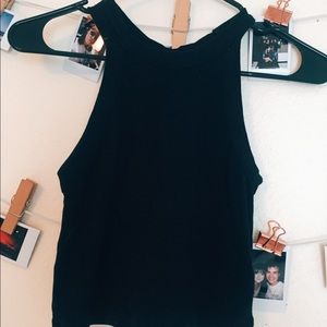 Urban Outfitters Black Crop Top