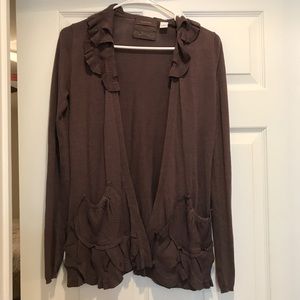 Sale 🍁 Guinevere (Anthropologie) Ruffle Cardigan