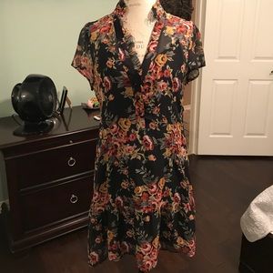 Urban outfitters sheer dress with slip dress