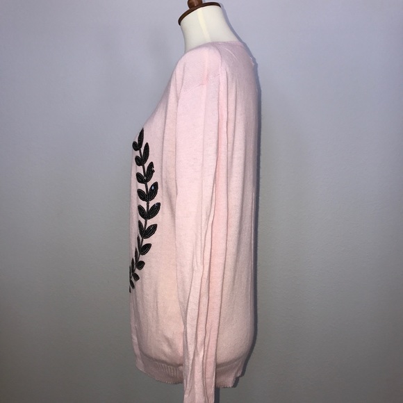 NWT Wildfox Couture Sequin Laurel Wreath Sweater - Picture 3 of 7