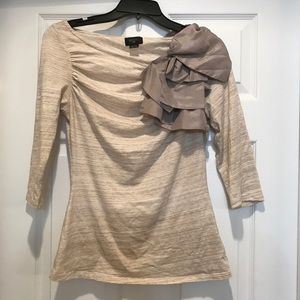 Deletta (Anthropologie) Rouched Bow Top
