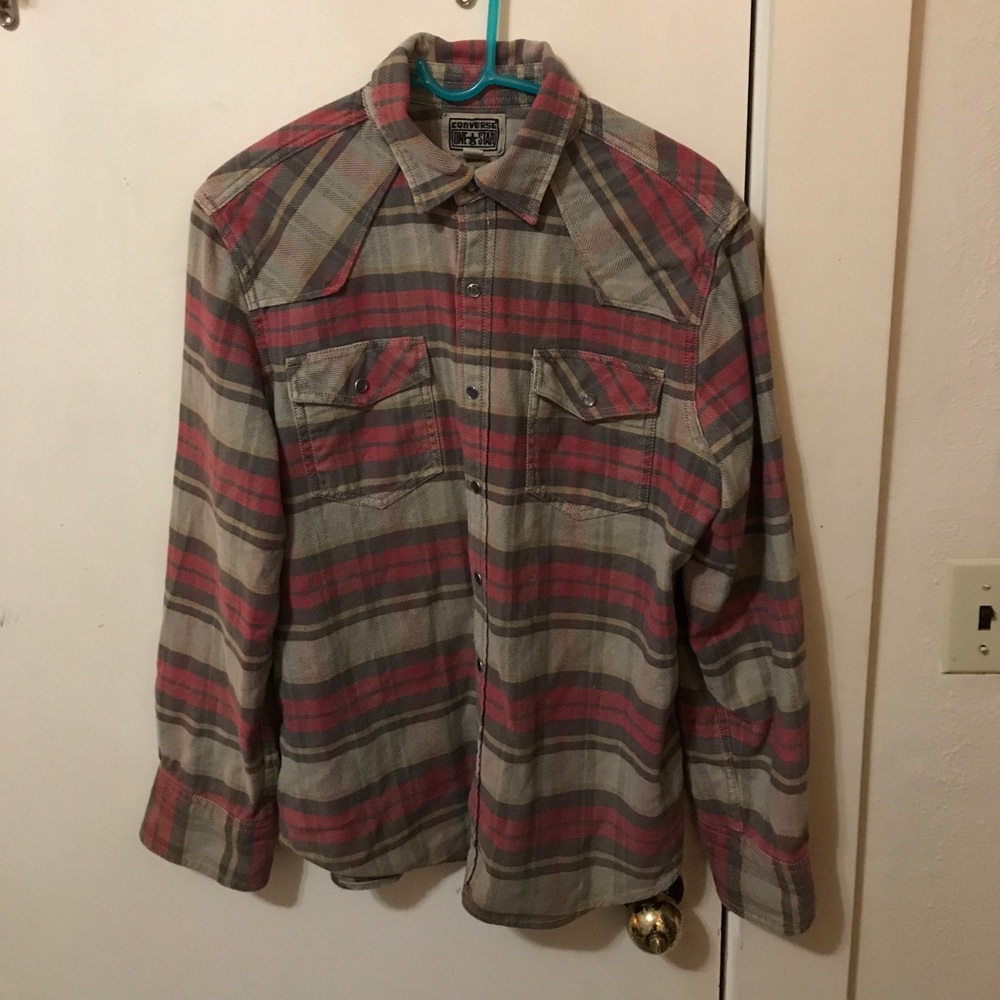 Converse cotton flannel. Medium.