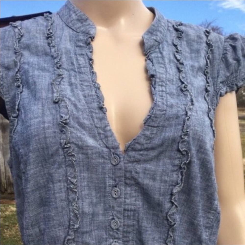 Anthropologie chambray tunic.