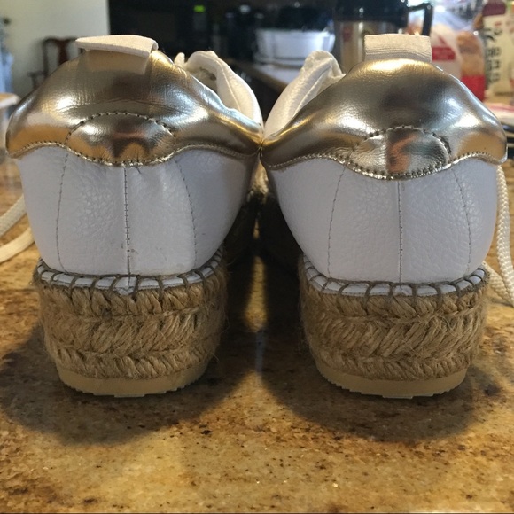 NWOB STEVE MADDEN LEATHER PACE ESPADRILLE PLATFORM - Picture 6 of 6