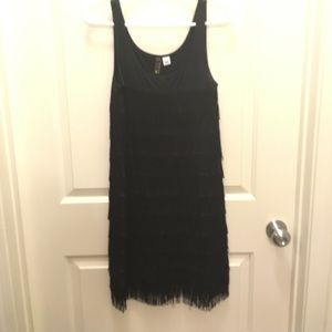 Black flapper dress