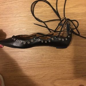 Zara Shoes - Zara Lace up flats Zara Shoes - Zara Lace up flats