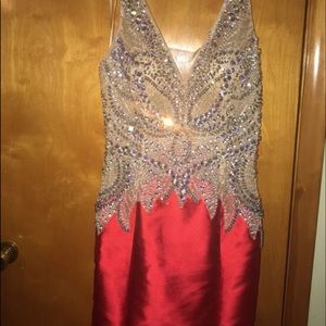 Red prom dress