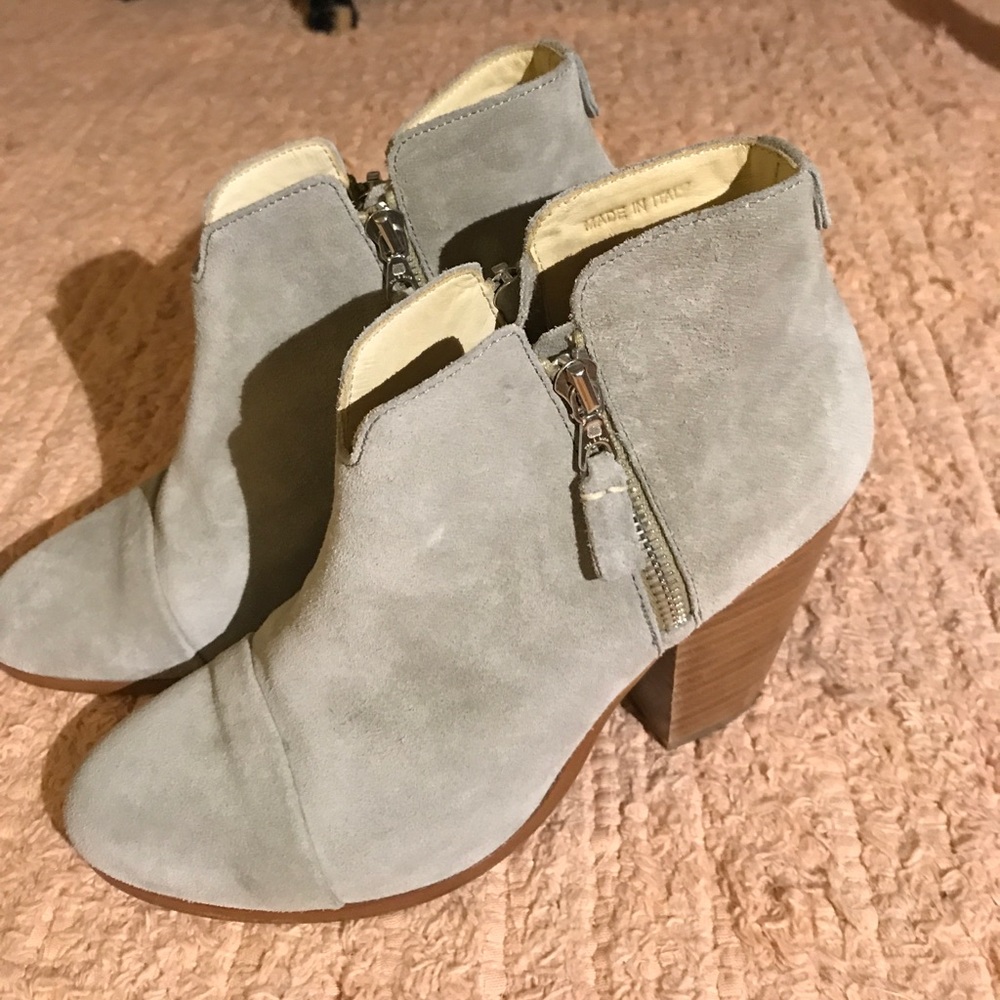 Rag & Bone Margot Boots Light Gray 38