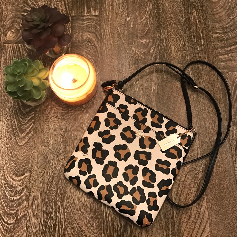Coach Leopard Crossbody Bag